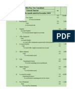 Elsa Fox, Tax Consultant General Journal For The Month Ended in December 2019