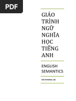 Semantics Course