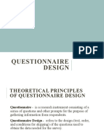 Questionnaire design Sharambeik