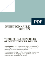 Questionnaire Design Sharambeik