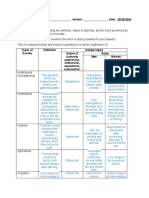 Activity 1 Worksheet