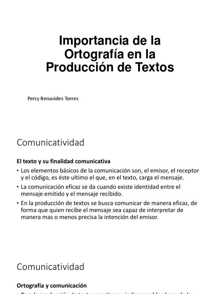 Importancia de la Ortografía en Textos | PDF | Estudios de idiomas ...