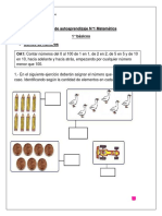 1 Básico - Matemáticas. Comparar y Ordenar Números Del 0 Al 20 de Mayor y Menor y Viceversa.3