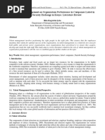 Role of Talent Management On Organızatıon Performance in Companıes Lısted in Naıbobı Securıty Exchange in Kenya: Lıterature Revıew