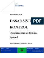 Modul 4 - Dasar Sistem Kontrol