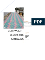 Lightweigh Blocks For Pathways