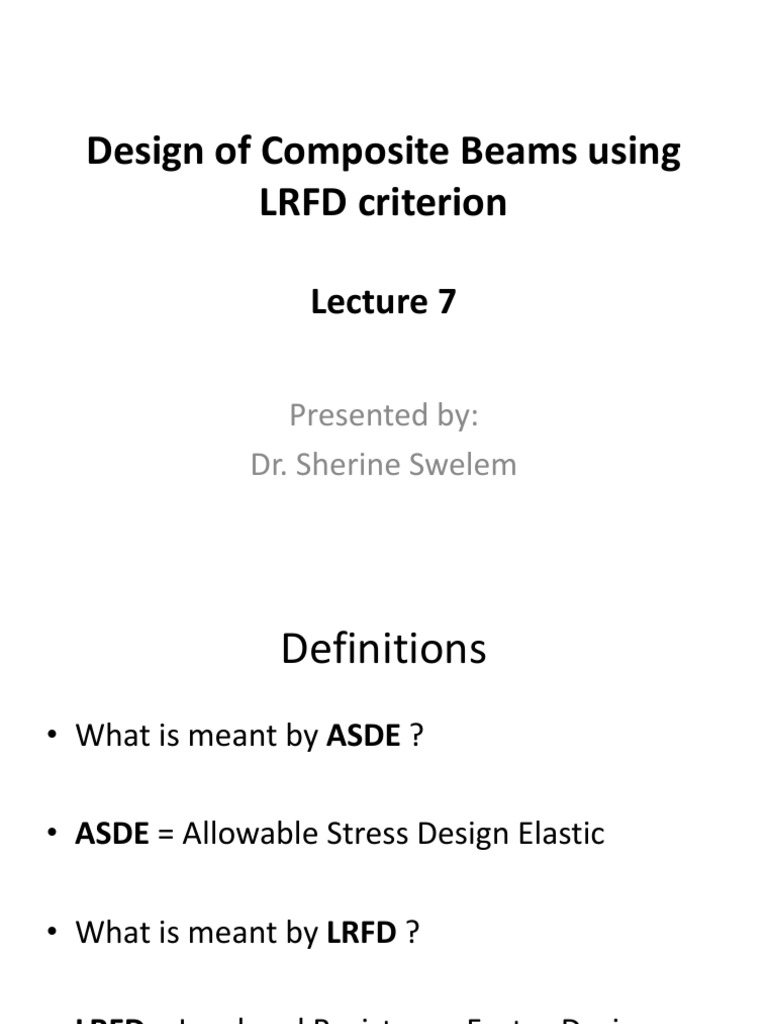 Lrfd Beam Design Example _ Flexural Beam Design – AYSPAK