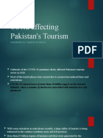Covid Affecting Pakistan's Tourism: Presented By: Mahnoor Amjad