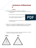 U.7. Las Primeras Civilizaciones Fluviales.: Ejercicios de Repaso