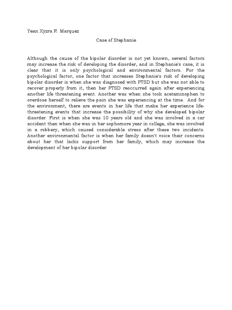 Case of Stephanie PDF