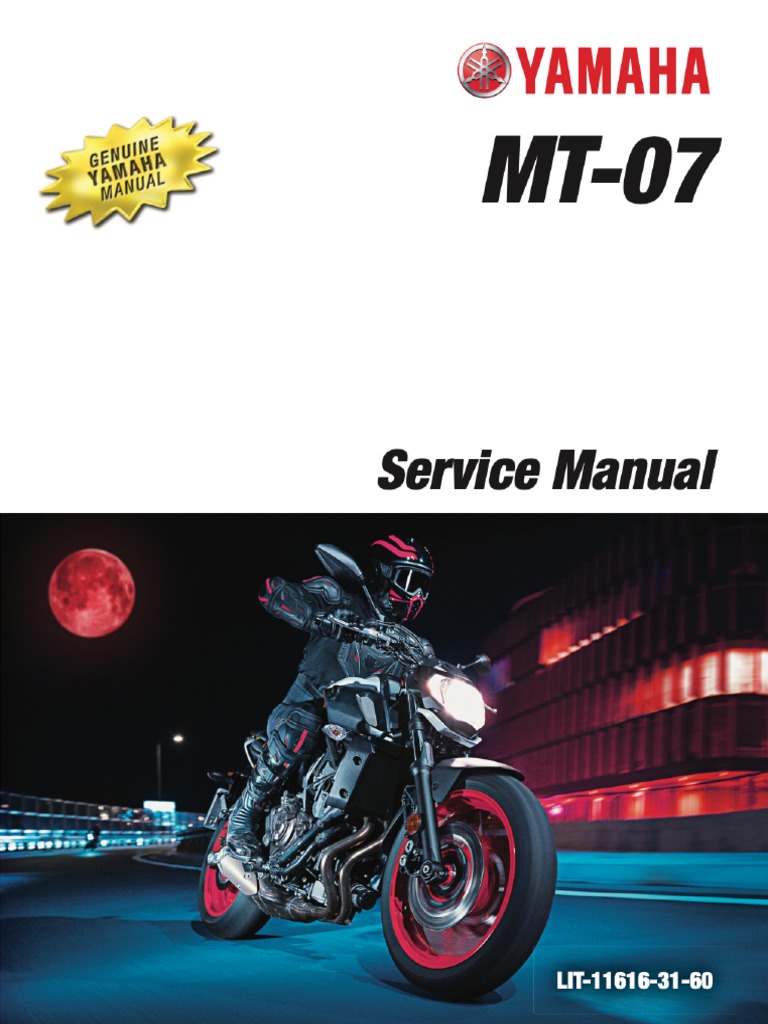 YAMAHA 2017 サービスマニュアル MT-07 MT07A