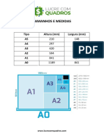 Tamanhos e Medidas