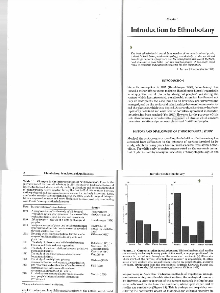 Capitulo 1 Ethnobotany PDF