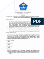 Addendum Kedua Se Ka Satgas Nomor 21 Tahun 2021 Tentang Ketentuan Perjalanan Orang Dalam Negeri Pada Masa Pandemi Corona Virus Disease 2019 (Covid 19)