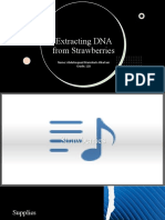 Extracting DNA From Strawberries: Name: Abdulmajeed Mamdouh Alhartani Grade: 11B