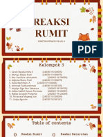 Kelompok 3 Reaksi Rumit