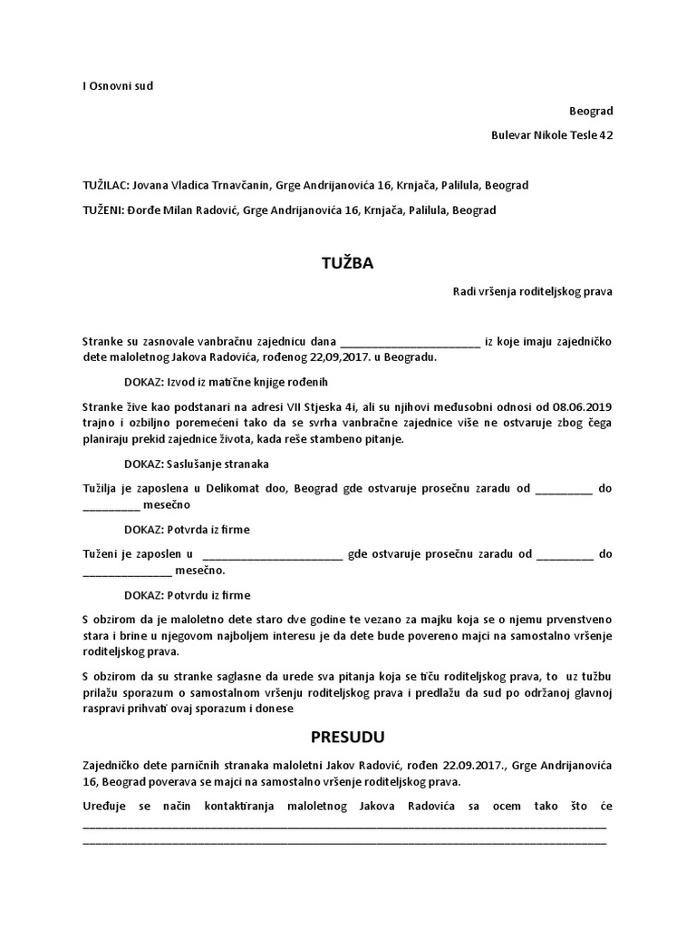 RAZVOD | PDF