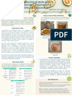 Elaboración de Bioplástico Comestible