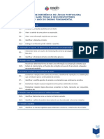 Matriz de Referencia de Lingua Portuguesa