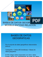 Bases de Datos Geográficas - Modelo E-R