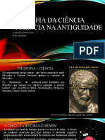 Filosofia da Ciência na Antiguidade