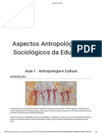 Aula 1 - Antropologia e Cultura