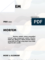 Morfologi - Morfem