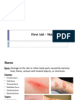 First Aid - Skin Injuries