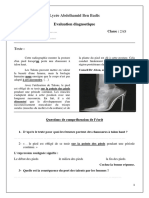 2AS. Evaluation Diagnostique Discours Objectivé