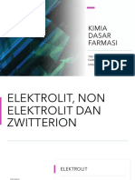 Dr. Hadi Kuncoro, S.Farm., Apt., M.Farm - Elektrolit, Non Elektrolit Dan Zwitter Ion