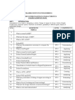 S.No Questions Part A Level Competence