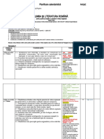 Planificare Calendaristica 2020 2021 CL VIII - Romana Pt. Minor. Magh. Bartolf H.