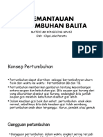 Pemantauan Pertumbuhan Balita