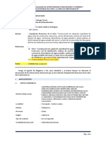 Informe N°xx Liquidación Financiera de Obra - Agua La Quin