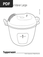 Tupperware Microwave Rice Maker Guide | PDF | Rice | Cooking