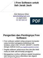 Kuliah Jarak Jauh Free Software