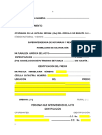 Cancelacion de Patrimonio - Sin Hijos - (