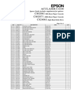 ACULASER - C4100 Parts Catalog