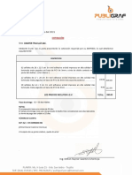 Cotización - Señales en Alta Calidad Más Base de PVC