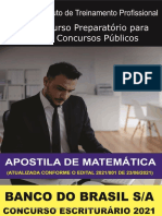 Banco Do Brasil 2021 Apostila de Matematica Basica Itp Instituto de Treinamento