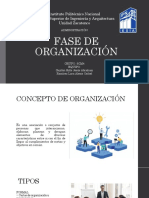 Fase de Organización Administracion