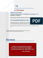 Review Techniques: Software Engineering: A Practitioner's Approach, 7/e