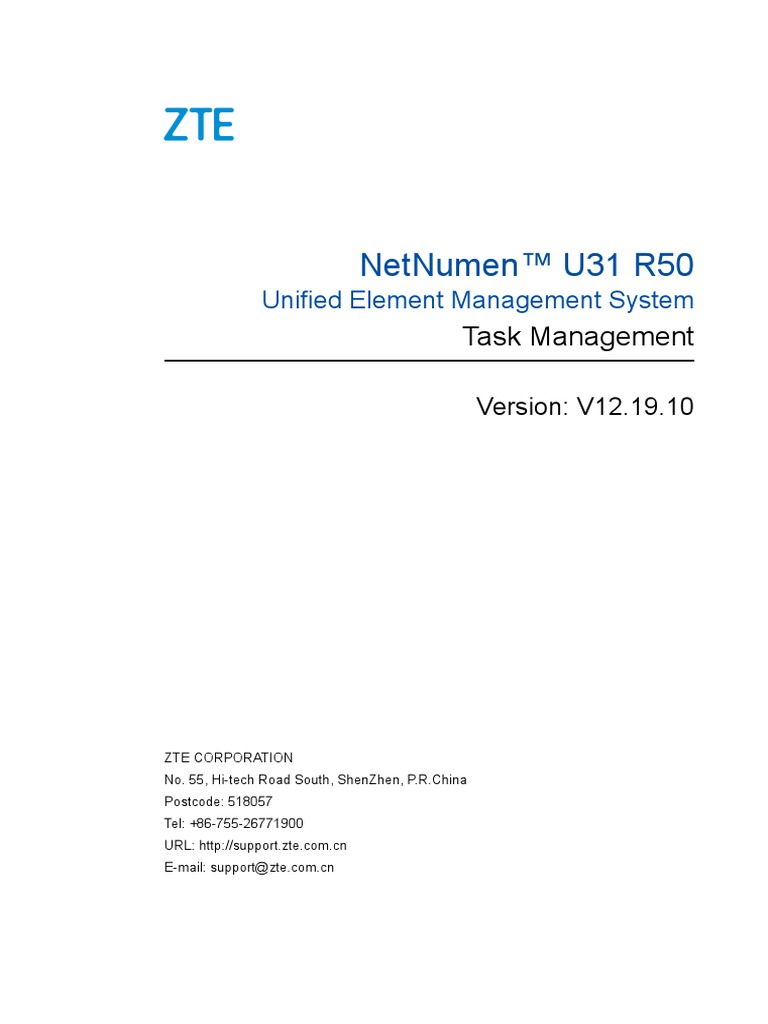 Netnumen™ U31 R50: Unified Element Management System | PDF | Backup ...