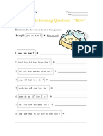 Intermediate Forming Questions - How