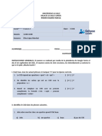 Segunda Evaluación - Idiomas 2 Francés 3 (Adultos)