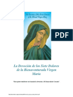 La Devocion de Los Siete Dolores de La Bienaventurada Virgen Maria Dios Quiere Establecer en El Mundo La Devocion a Mi Inmaculado Corazon