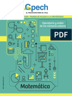 Matemática: Operatoria y Orden de Los Números Enteros