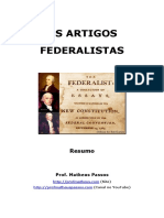 Os Artigos Federalistas Resumo