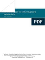 Installation Guidance For Cable Troughs and Service Ducts PD84