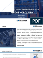 Protocolo de Uso y Mantenimiento Grúas Horquilla - Resumen
